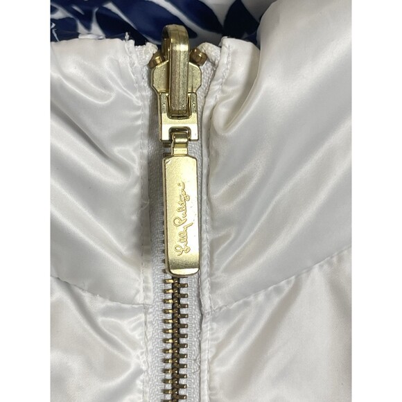 Lilly Pulitzer Marilee Reversible Puffer Jacket Sz 8 New - Picture 8 of 10